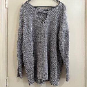 Torrid Womens Ribbed Knit Sweater Sz 2X Cottage Grandma Clean Girl Cozy Modest.